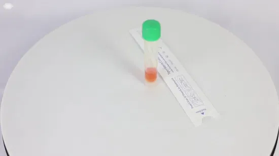 CE 0197 Test PCR rapido Tampone nasale floccato in nylon Tampone di raccolta del campione nasofaringeo