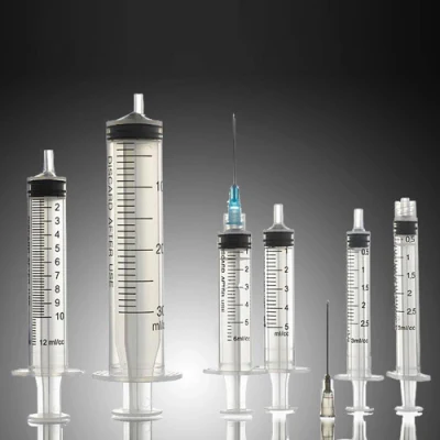 Siringa di plastica sterile eliminabile medica dell'iniezione di 2 o 3 parti, siringa dell'insulina, siringa di sicurezza con Ce0123 e ISO13485